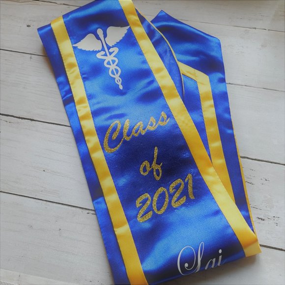 Personalized Graduation Stole Sash - Picture 5 of 7